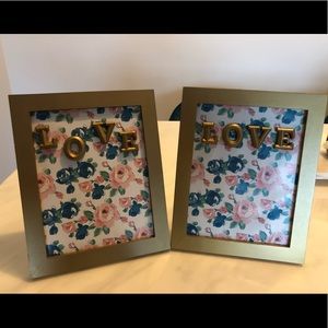 8x10 floral magnetic frame